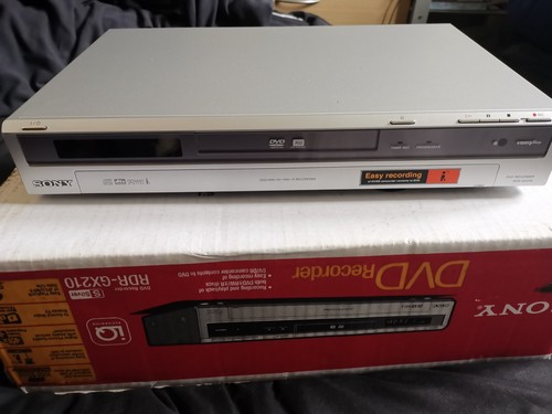 Sony rdr gx210 dvd recorder - dvd,