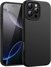 Case For iPhone11 12 13 14 15 16 17 Shockproof Cover Silicone Black case UK