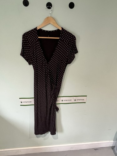Ladies dark grey polka dot - dark,