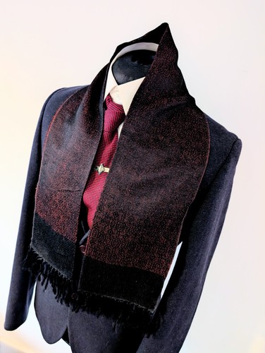 Vintage 60s burgundy geometric - 60s,