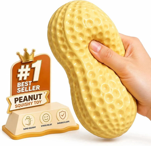 Peanut stress ball crunchy - peanut,