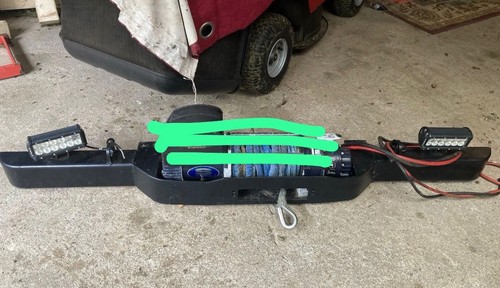 Defender winch bumper non - defender,