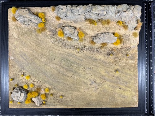 Desert arid track diorama 35 - desert,