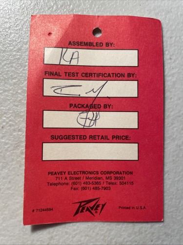 Peavey foundation bass hang - peavey,