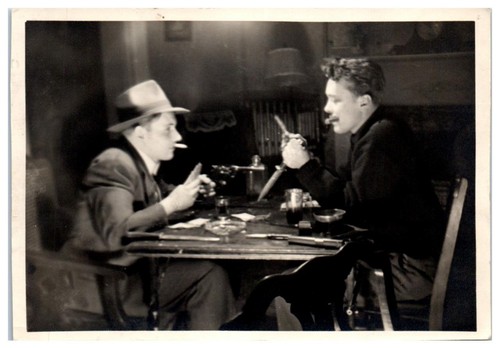 Old photograph two - old, arguing