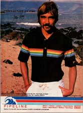 Pipeline Surfboards Print Ad Ephemera Wall Art Decor Surfer Gerry Lopez