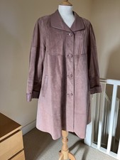 Pink Suede Coat Woman’s M