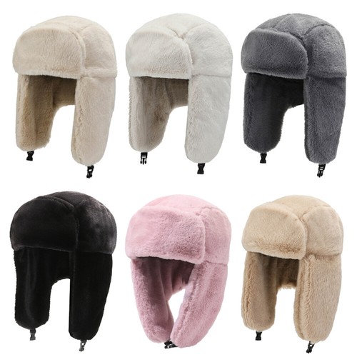 Warm faux fur - fur, hat