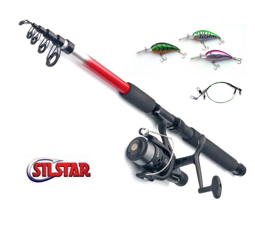 Silstar radar reel tele - reel, rod