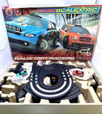 Rally Dirt Racers D41 Micro Scalextric 1:64 Scale Racing Track Set- G1096