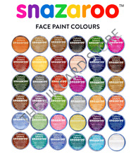 Snazaroo Face + Body Paint Stage Make Paints Up All Colours 1ST CLASS DELIVERY