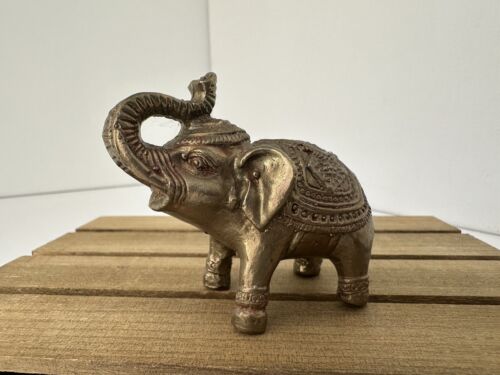 Vintage bronze colour elephant - bronze,
