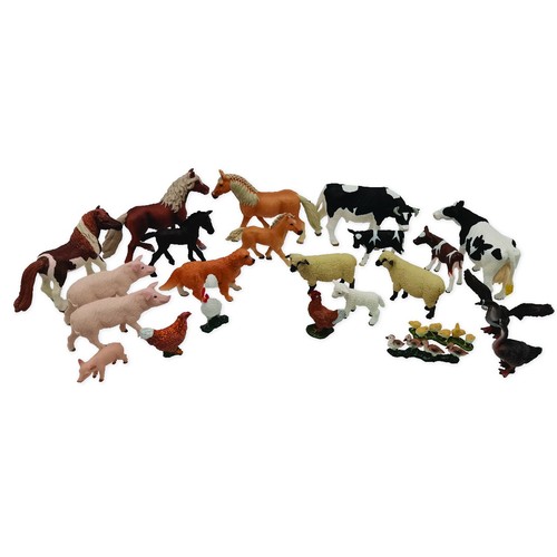 Plastic toy animals figures - toy,
