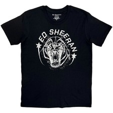 Ed Sheeran T-Shirt: Tiger (Black) OFFICIAL NEW