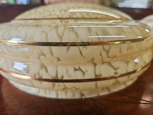 Vintage trio art deco light - art,