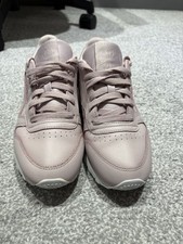 Womens lilac leather reebok classics size 6