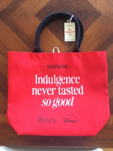 Waitrose indulgence tote bag - indulgence,