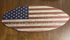 American flag surfboard - american, laguna