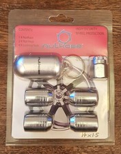 Alloy Wheel Locking nuts 14x1.5mm Nut Kase Thatcham approved 2x Keys New /Soiled