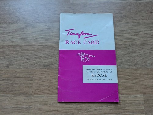 1979 horse racing race card - 1979,