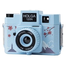 HOLGA 120N Blue Blossom Lomo Medium Format Film Camera New UK Stock 120 N Holga