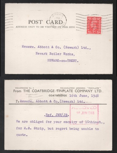1948 kgvi the coatbridge - kgvi,