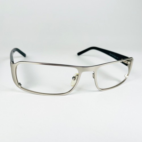 Prada eyeglasses satin silver - prada,