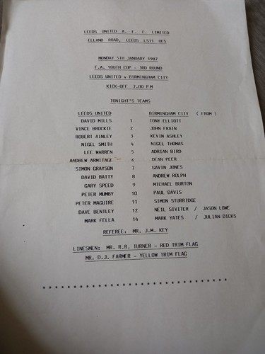 Youth cup leeds utd - leeds,
