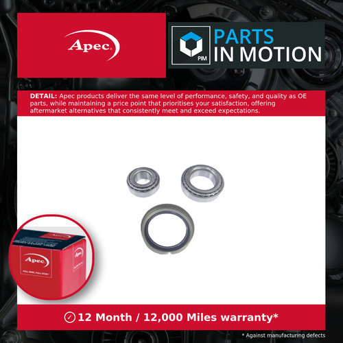 Wheel bearing kit fits - wheel,
