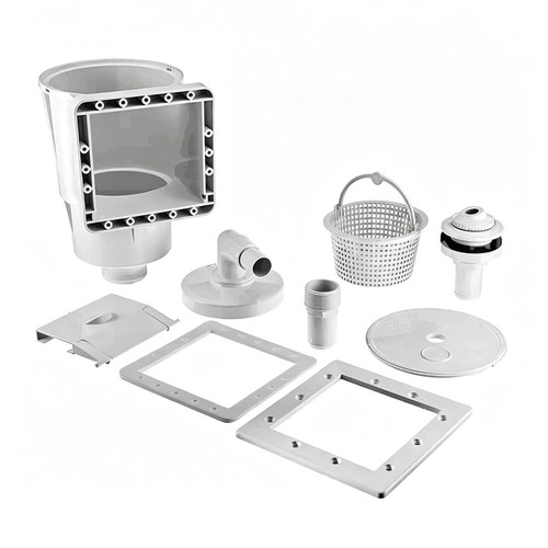 Wall mounted pool skimmer - wall,