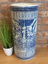 Blue and white ceramic - blue,