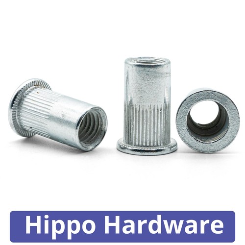 Aluminium rivnuts threaded - aluminium,