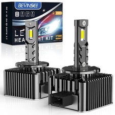 BEVINSEE 2x D1R D1S LED Bulb