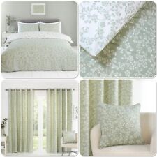 Duvet Cover Bedding Set Or Curtains Sade Floral By Sundour Green