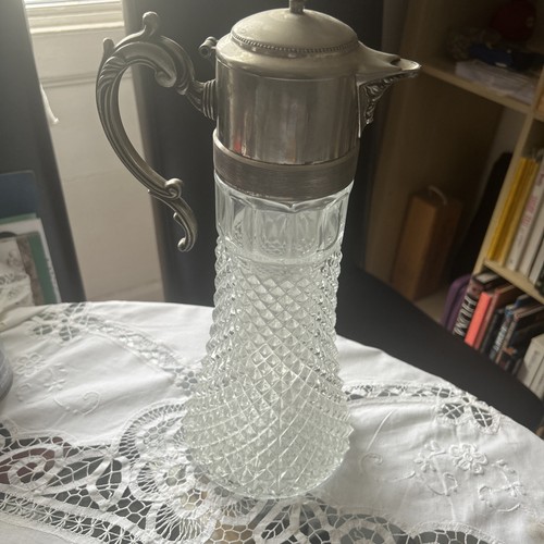 Claret jug with - claret, ice