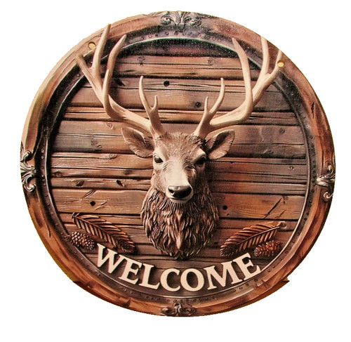 Stag head wall art - stag,