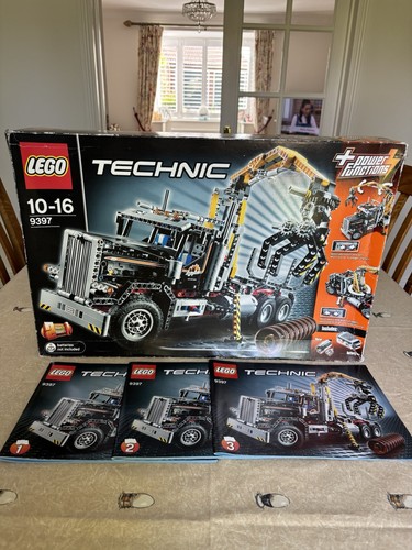 Lego technic logging truck - lego,
