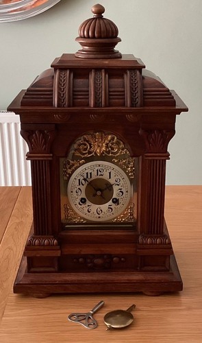 Vintage junhans clock - vintage, key