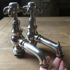 LARGE French Bath Taps Antique