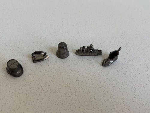 Vintage monopoly pieces - vintage,