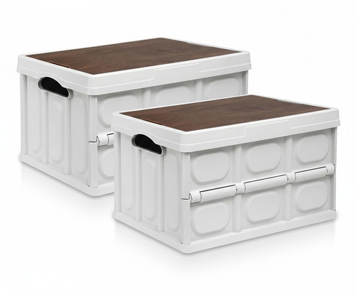 Folding storage boxes - storage, lid