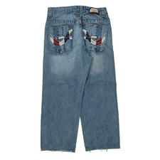 Embroidered Back Pockets Pepe