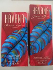 Vintage Havana Pour Elle Deodorant Natural Spray by Aramis - and body lotion.