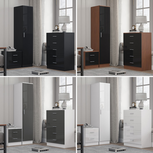Reflect gloss 3pc bedroom set - 3pc,