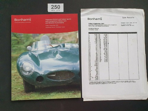 Bonhams goodwood 2002 - bonhams,