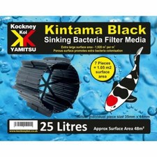 Kockney Koi Kintama Black Bio Ring Biological Filter Media | 1920m² per m³