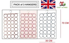 3X Hangers Hijab Scarf Holder