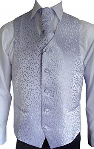 Men sky blue scroll wedding - ,