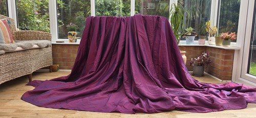 Large single curtain purple - single,