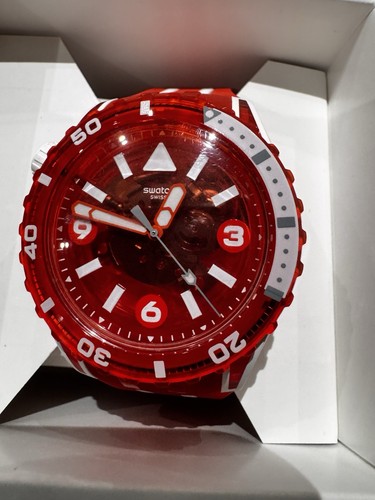 Swatch scubaqua red white - swatch,